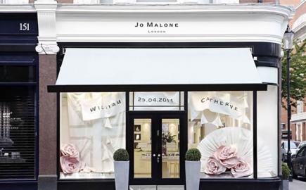 Shop-Fitted Folding-Arm for Jo Malone